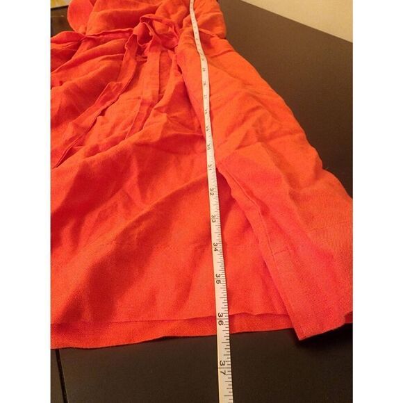 Loft NWT square neck shift pocket linen blend pocket dress size Medium - Picture 8 of 10